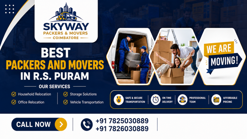 Packers and movers rs puram coimbatore
